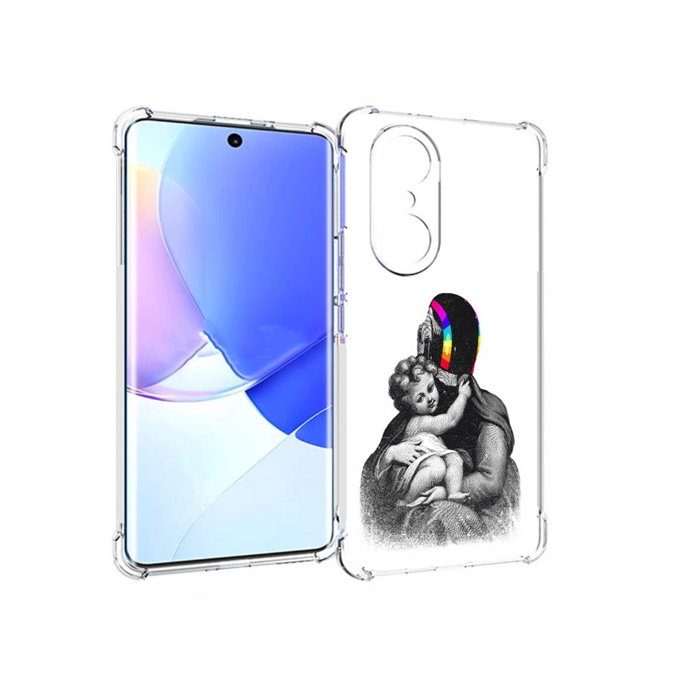 

Чехол MyPads Tocco для Honor 60 Pro защитник в шлеме, Прозрачный, Tocco