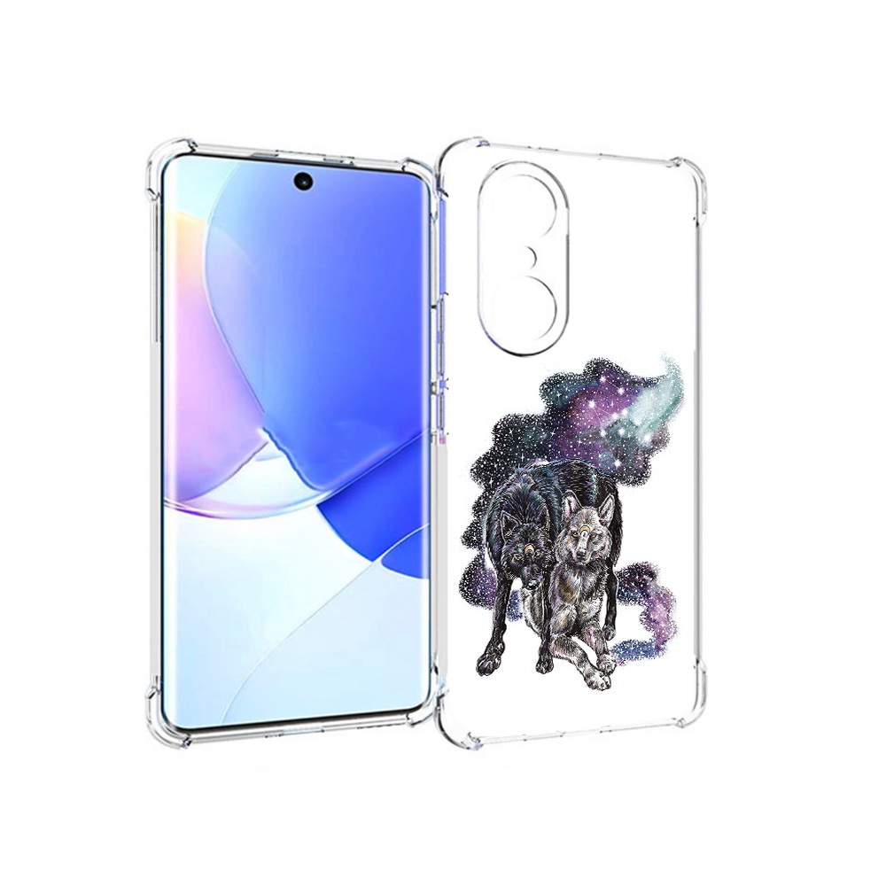 

Чехол MyPads Tocco для Honor 60 Pro звездные волки, Прозрачный, Tocco