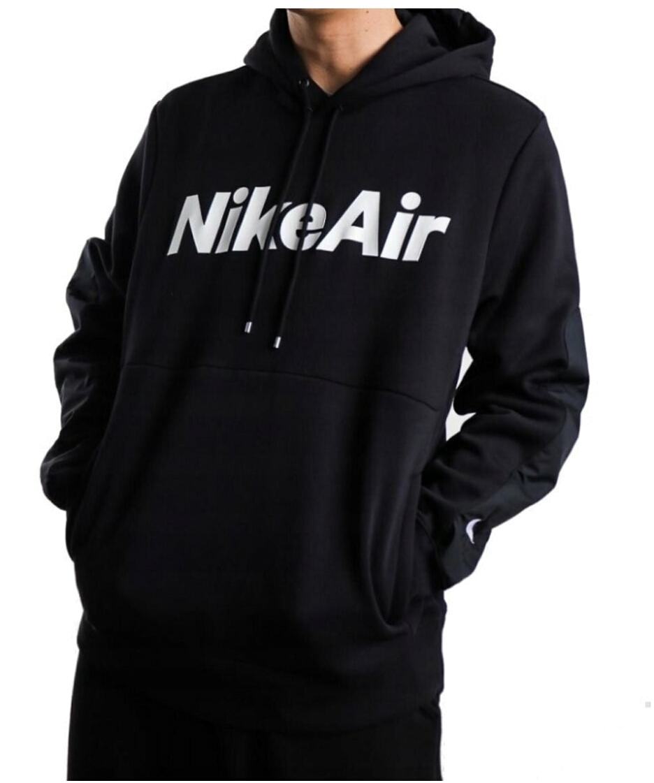

Худи мужское Nike M Air Hoodie Fleece черное XL, M Air Hoodie Fleece