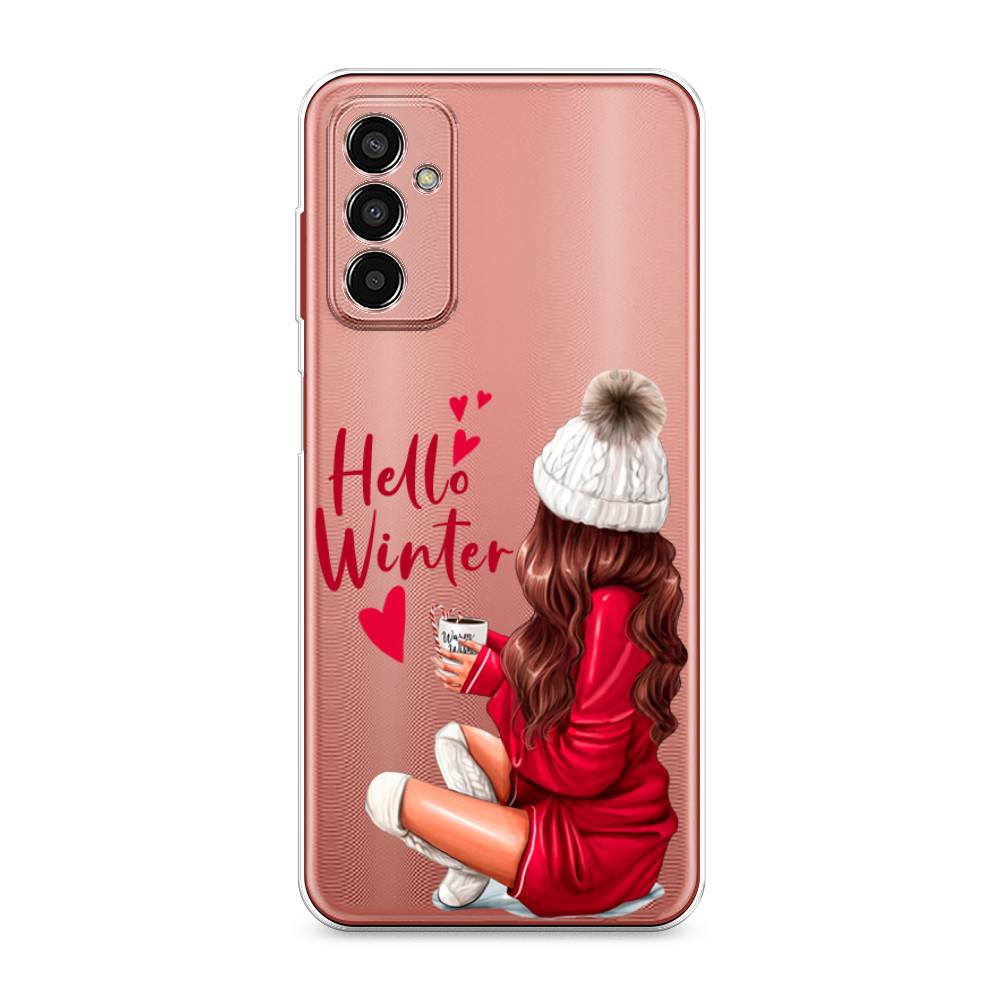 

Чехол на Samsung Galaxy M13 "Hello winter", Красный;белый;коричневый, 2106850-5