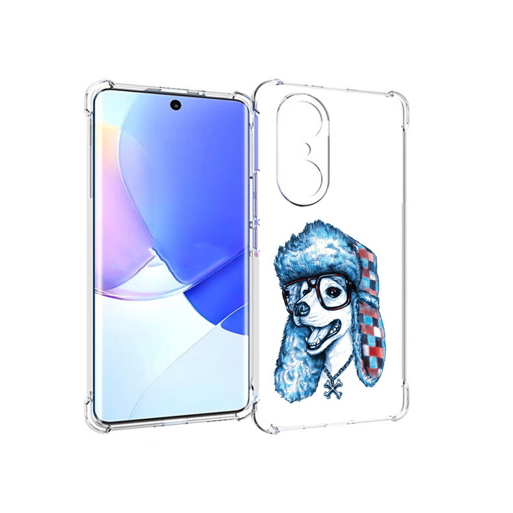 

Чехол MyPads Tocco для Honor 60 Pro зимний пес, Прозрачный, Tocco
