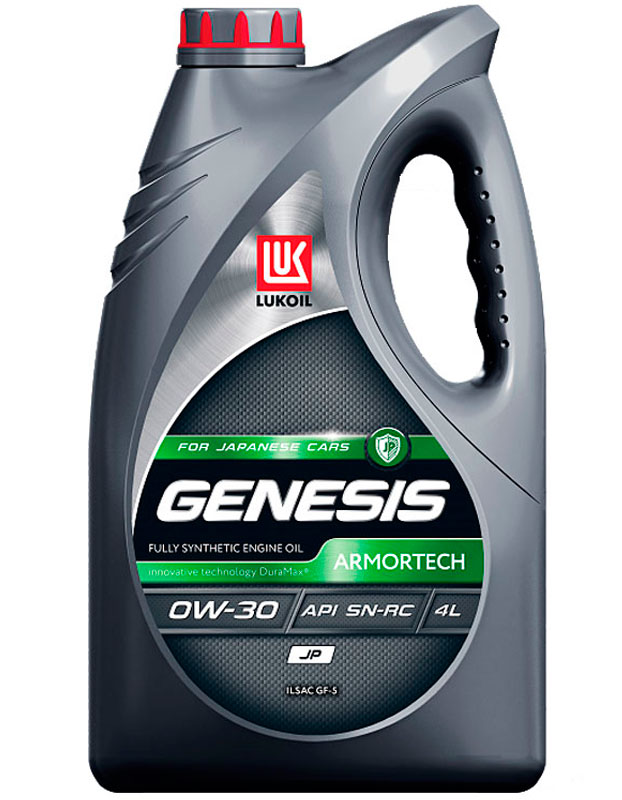 Моторное масло LUKOIL Genesis Armortech JP 0W30 4л