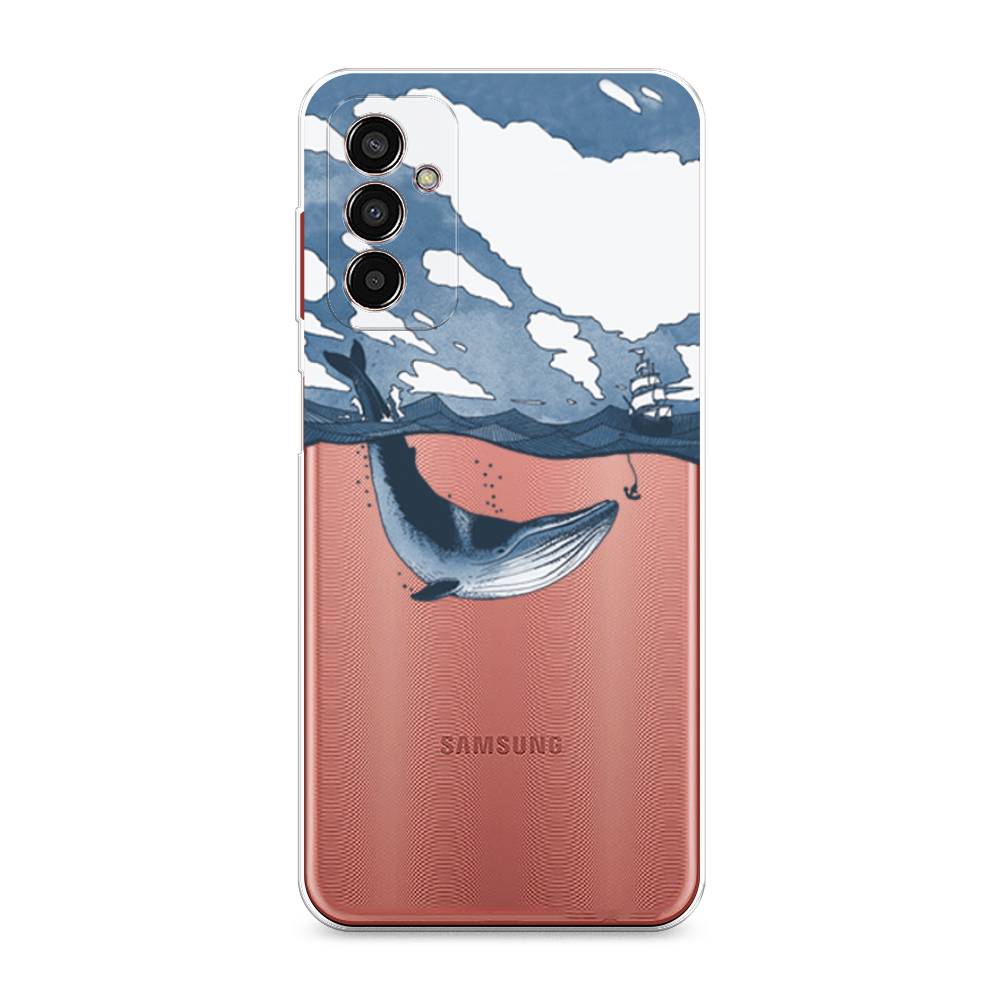 

Чехол на Samsung Galaxy M13 "Большой кит", Синий, 2106850-1