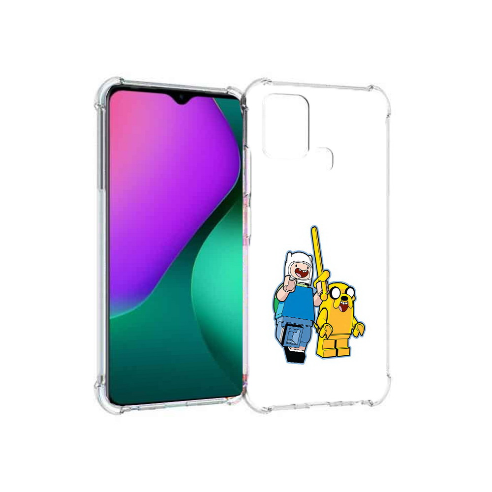 

Чехол MyPads Tocco для Infinix Hot 10 Play время приключений лего, Прозрачный, Tocco