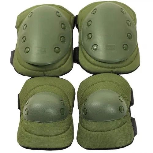 

Наколенники и налокотники тактические (хаки), Зеленый, тактические