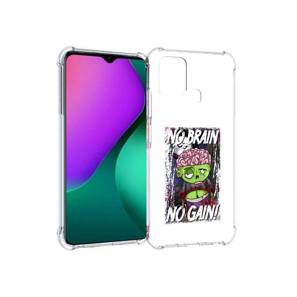 

Чехол MyPads Tocco для Infinix Hot 10 Play глупый зомби, Прозрачный, Tocco