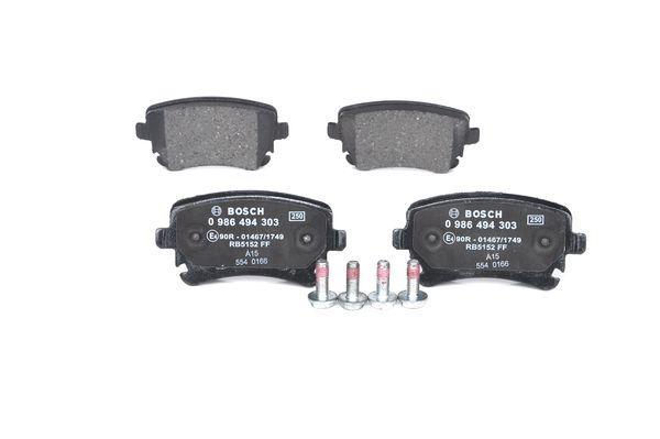 

Комплект тормозных колодок BOSCH 0986494303