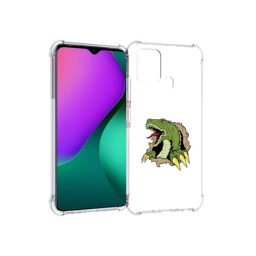 

Чехол MyPads Tocco для Infinix Hot 10 Play годзила, Прозрачный, Tocco