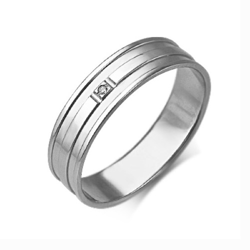 

Кольцо обручальное из золота р. , PLATINA jewelry 01-1214-00-101-1120-30, бриллиант, 01-1214-00-101-1120-30