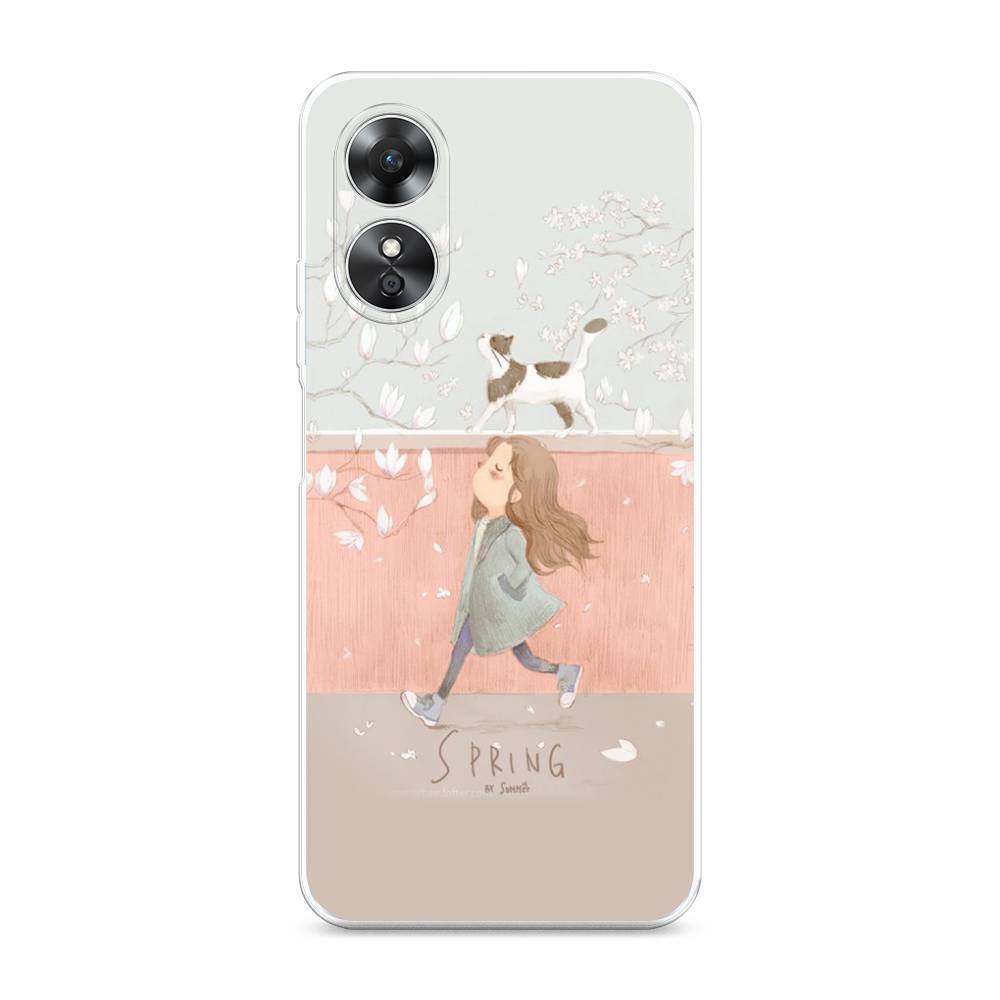 

Чехол Awog на Oppo A17 "Девочка-весна", 2512050-7