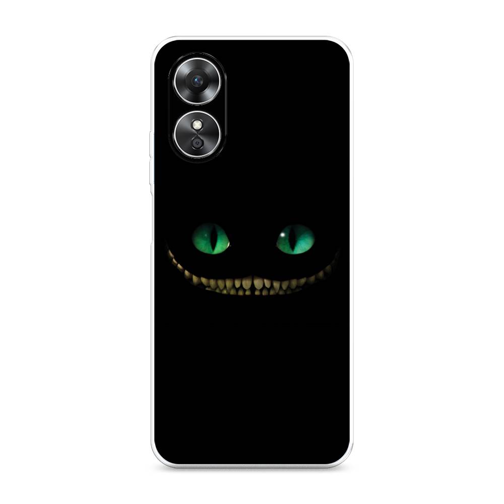 

Чехол Awog для Oppo A17 "Зеленоглазый чеширский кот", Черный, 2512050-10
