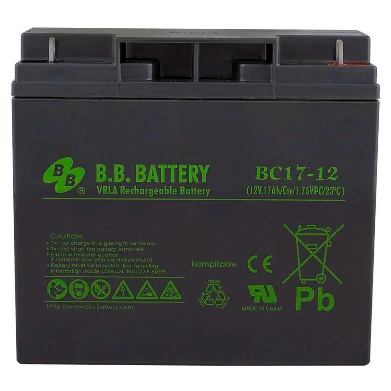 Аккумулятор для ИБП B.B.Battery 17000 А/ч 12 В