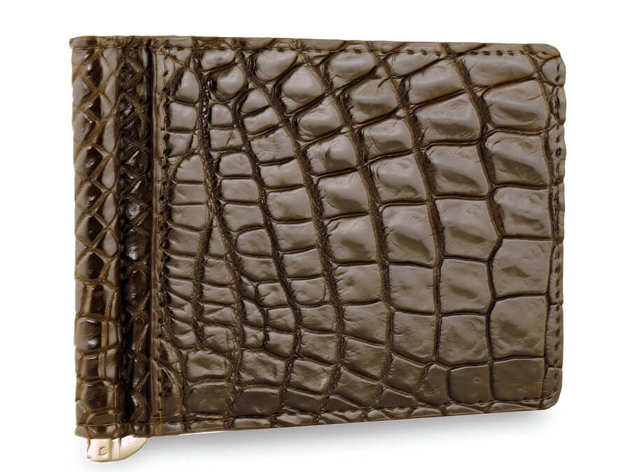 

Зажим для денег мужской Exotic Leather Kk-555 коричневый, kk-555