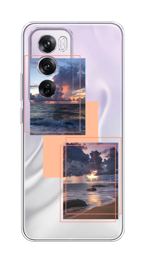 

Чехол на Oppo Reno 12 Pro "Sky collage", Розовый;прозрачный;синий, 2517150-1