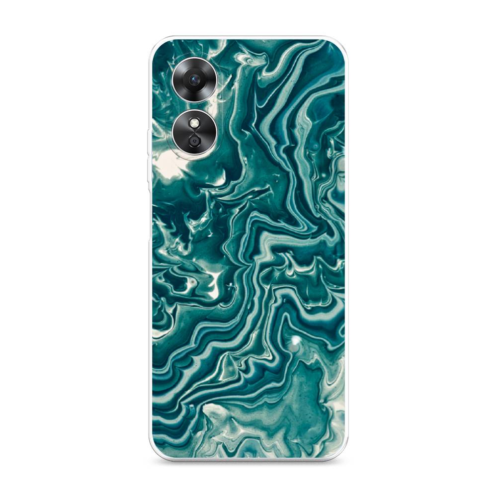 

Чехол Awog на Oppo A17 "Минералы 4", Голубой, 2512050-3