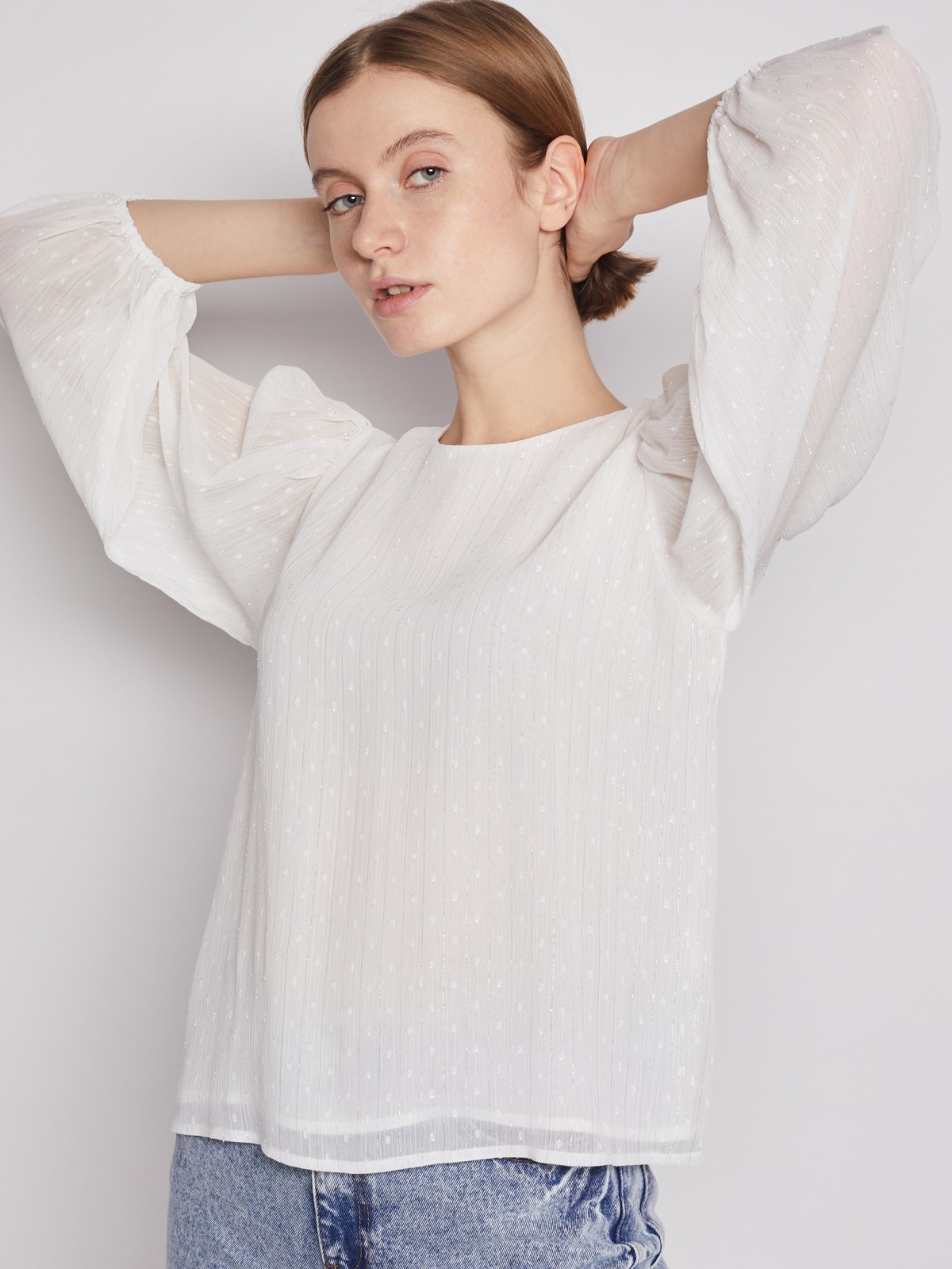 

Блуза женская Zolla 02213117Y093 бежевая L, 02213117Y093