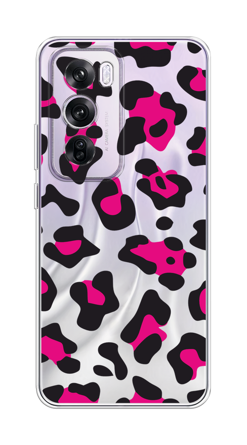 

Чехол на Oppo Reno 12 Pro "Pink cow spots", Черный;розовый, 2517150-1
