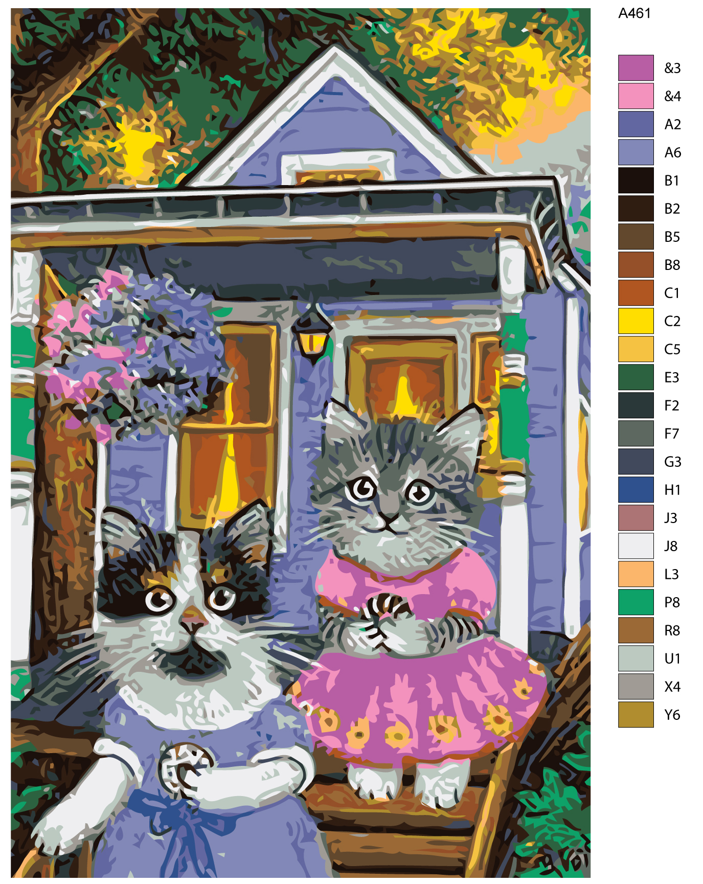 

Картина по номерам, Живопись по номерам, 80 x 120, A461, A461