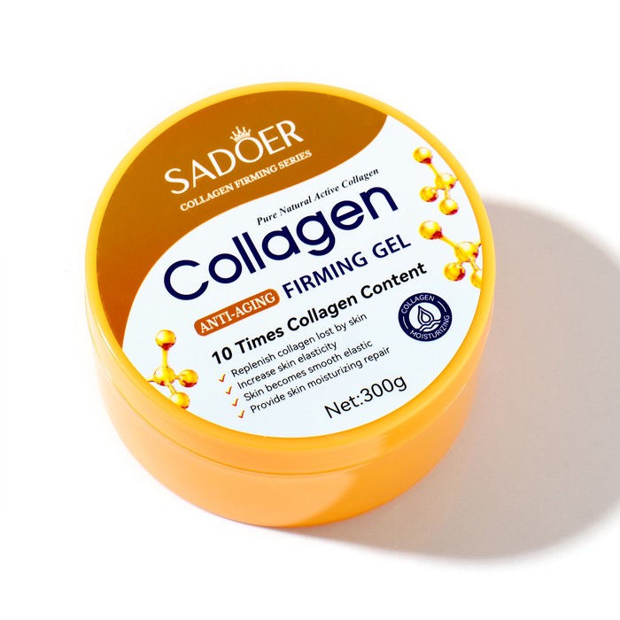 

Гель для тела и лица Sadoer Collagen, антивозрастной, с коллагеном, 300 г