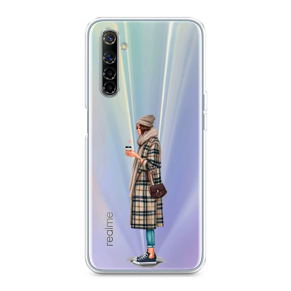 

Чехол на Realme 6 "Утренний кофе", Коричневый;бежевый, 252750-6