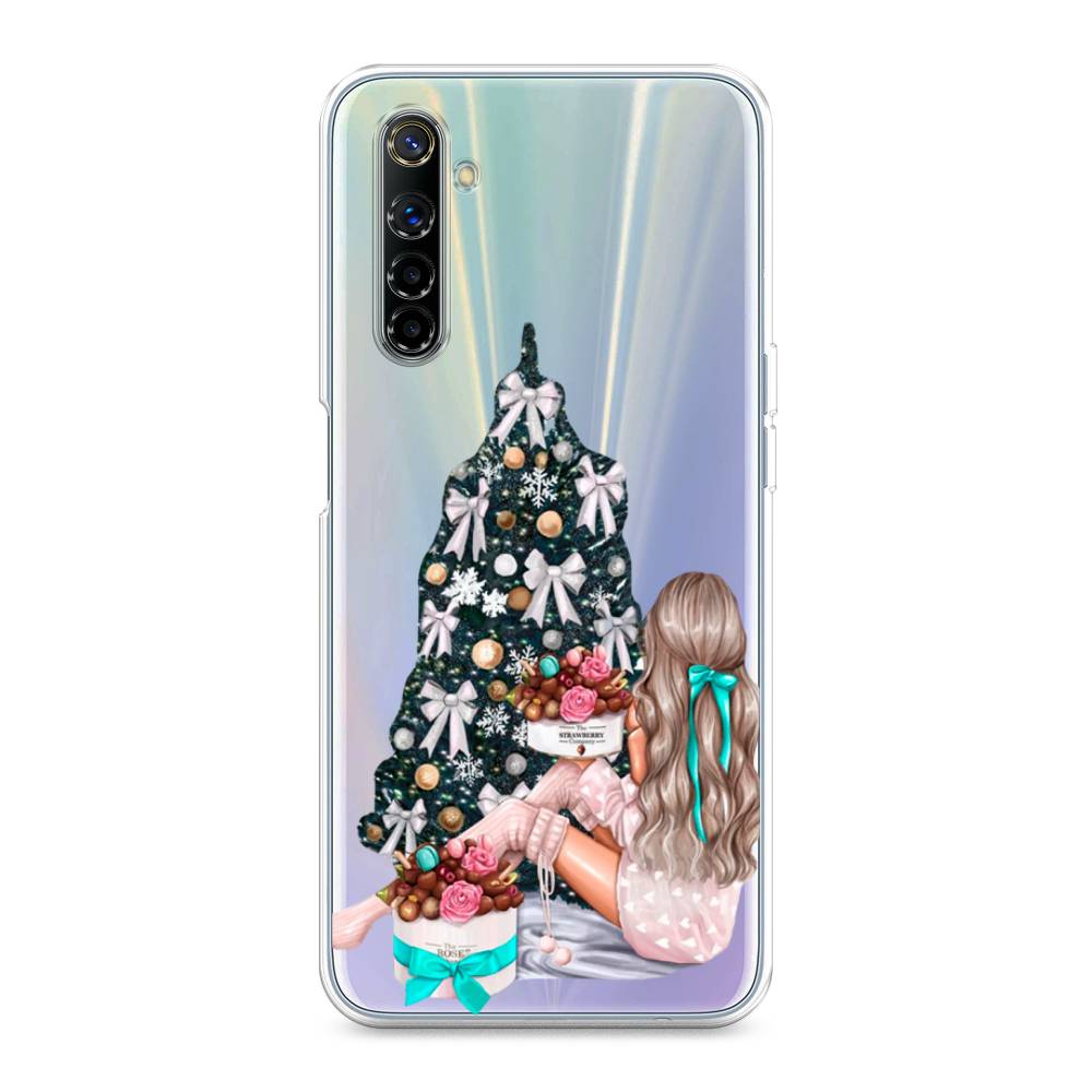 

Чехол на Realme 6 "New Year", Зеленый;бежевый;голубой, 252750-5