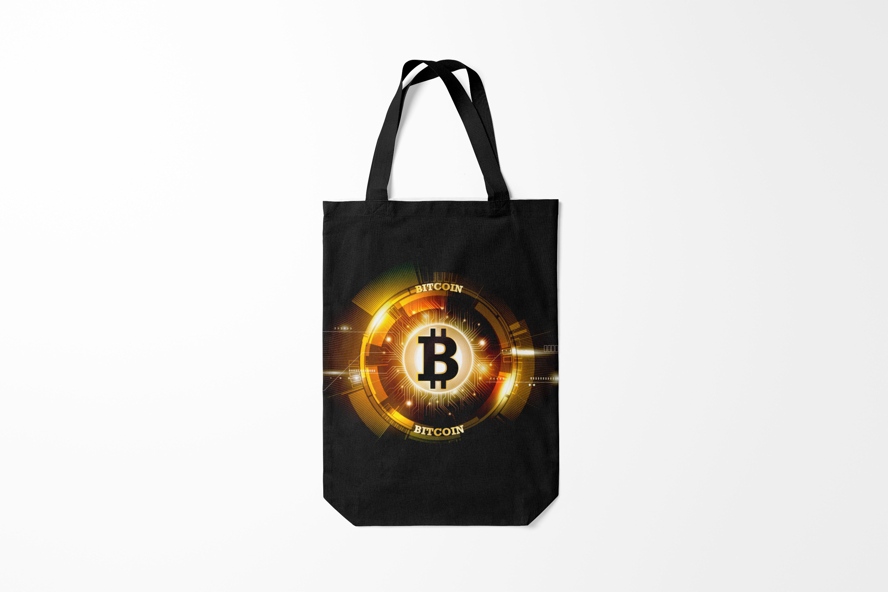 

Сумка шoппер унисекс Burnettie Другие Золотой биткоин, черный, Другие Золотой биткоин