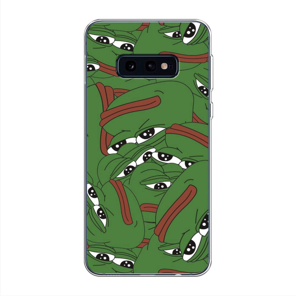

Чехол Awog на Samsung Galaxy S10E "Печальный frog", Разноцветный, 27250-9