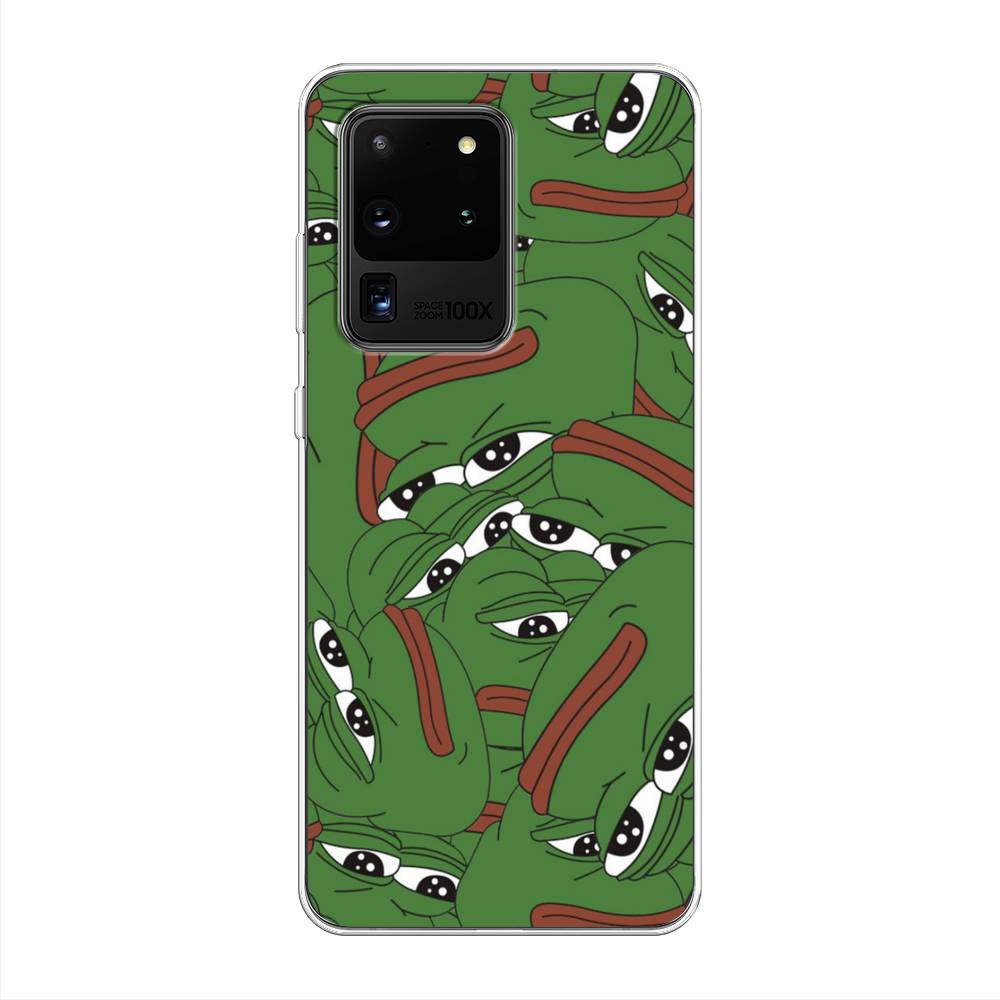 

Чехол Awog на Samsung Galaxy S20 Ultra "Печальный frog", Разноцветный, 29450-9