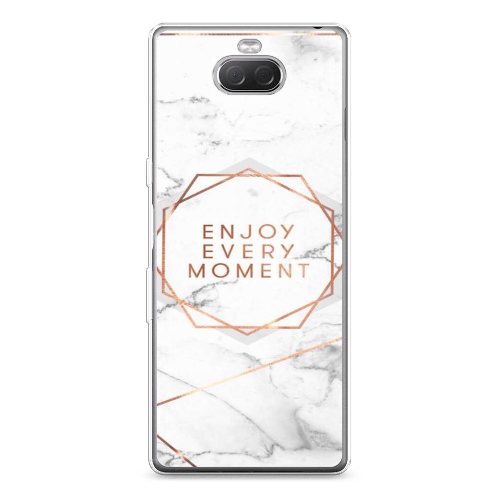 

Силиконовый чехол "Enjoy every moment мрамор" на Sony Xperia 10 Plus, 54150-7