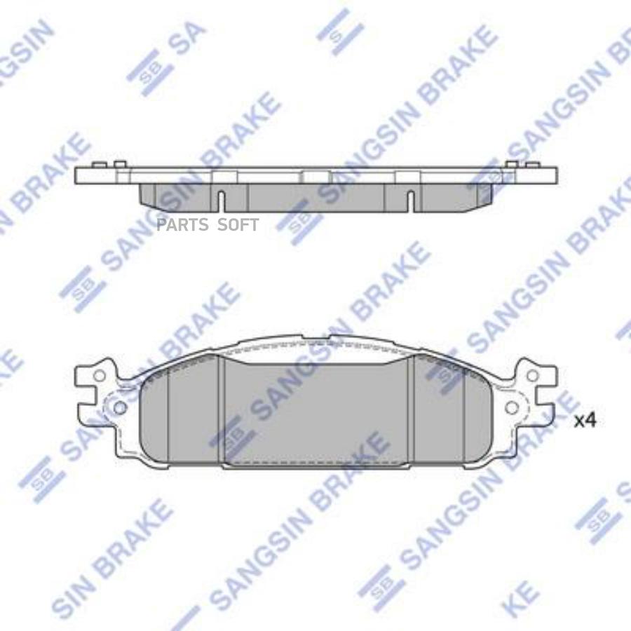 

Колодки тормозные FORD EXPLORER 11- передние