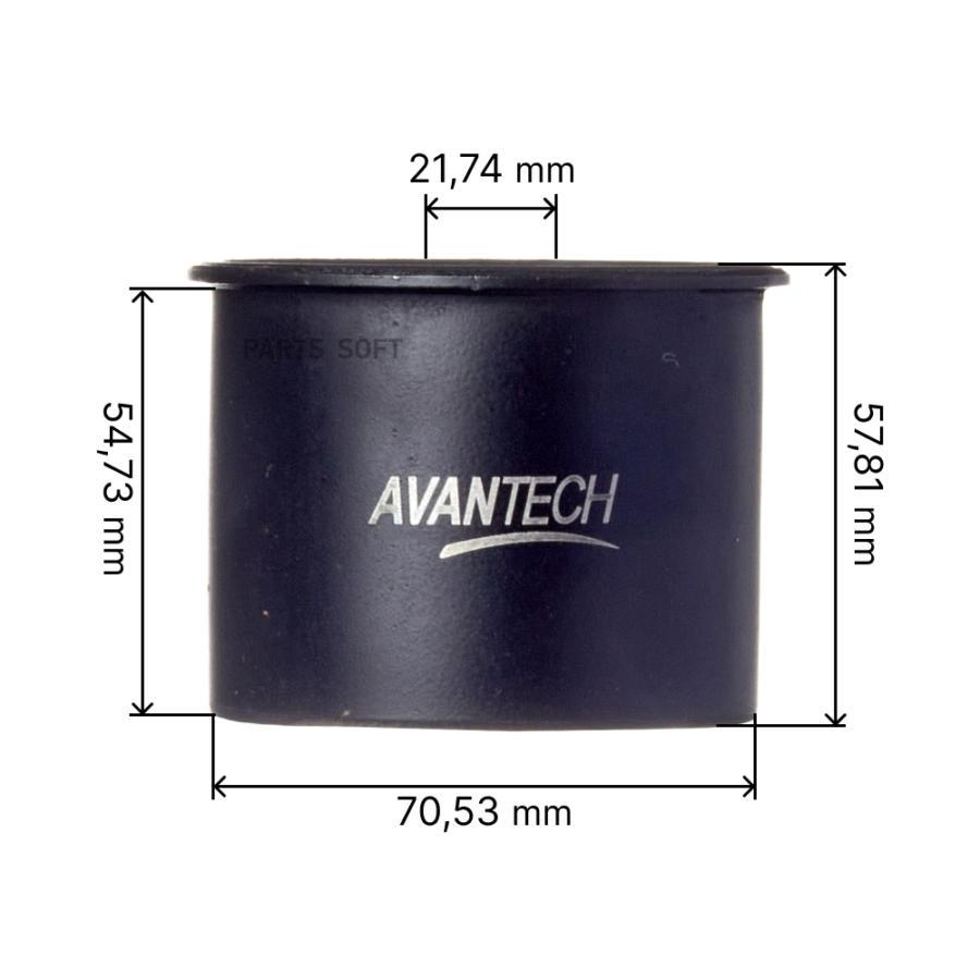 

Avantech Сайлентблок AVANTECH ASB0838