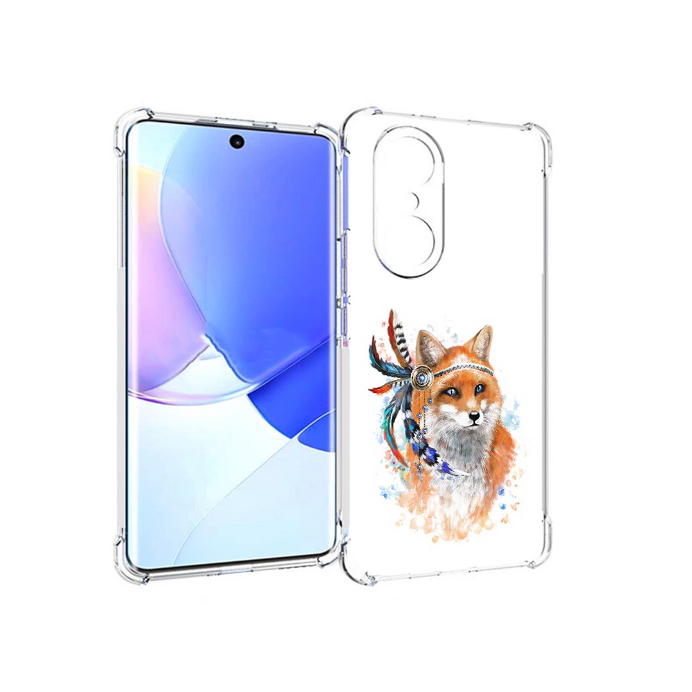 

Чехол MyPads Tocco для Honor 60 Pro инду лиса, Прозрачный, Tocco
