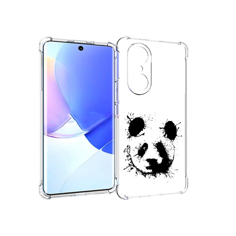 

Чехол MyPads Tocco для Honor 60 Pro клякса-панда, Прозрачный, Tocco