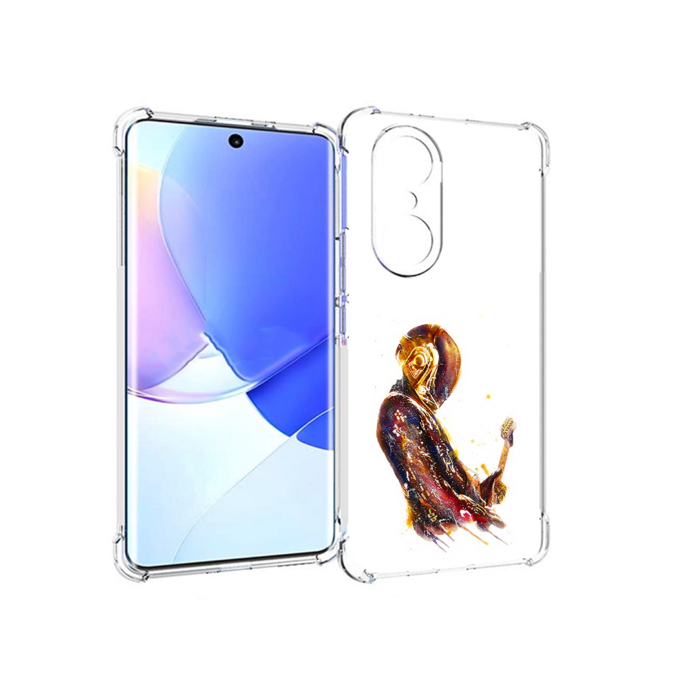 

Чехол MyPads Tocco для Honor 60 Pro космо-музыкант, Прозрачный, Tocco