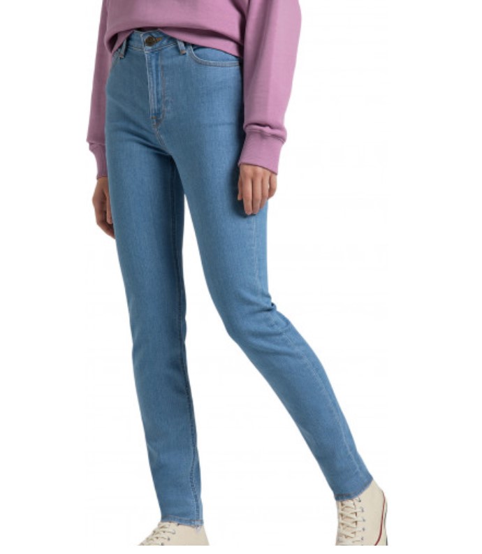 

Джинсы женские Lee Scarlett High Jeans голубые 44, Голубой, Scarlett High Jeans