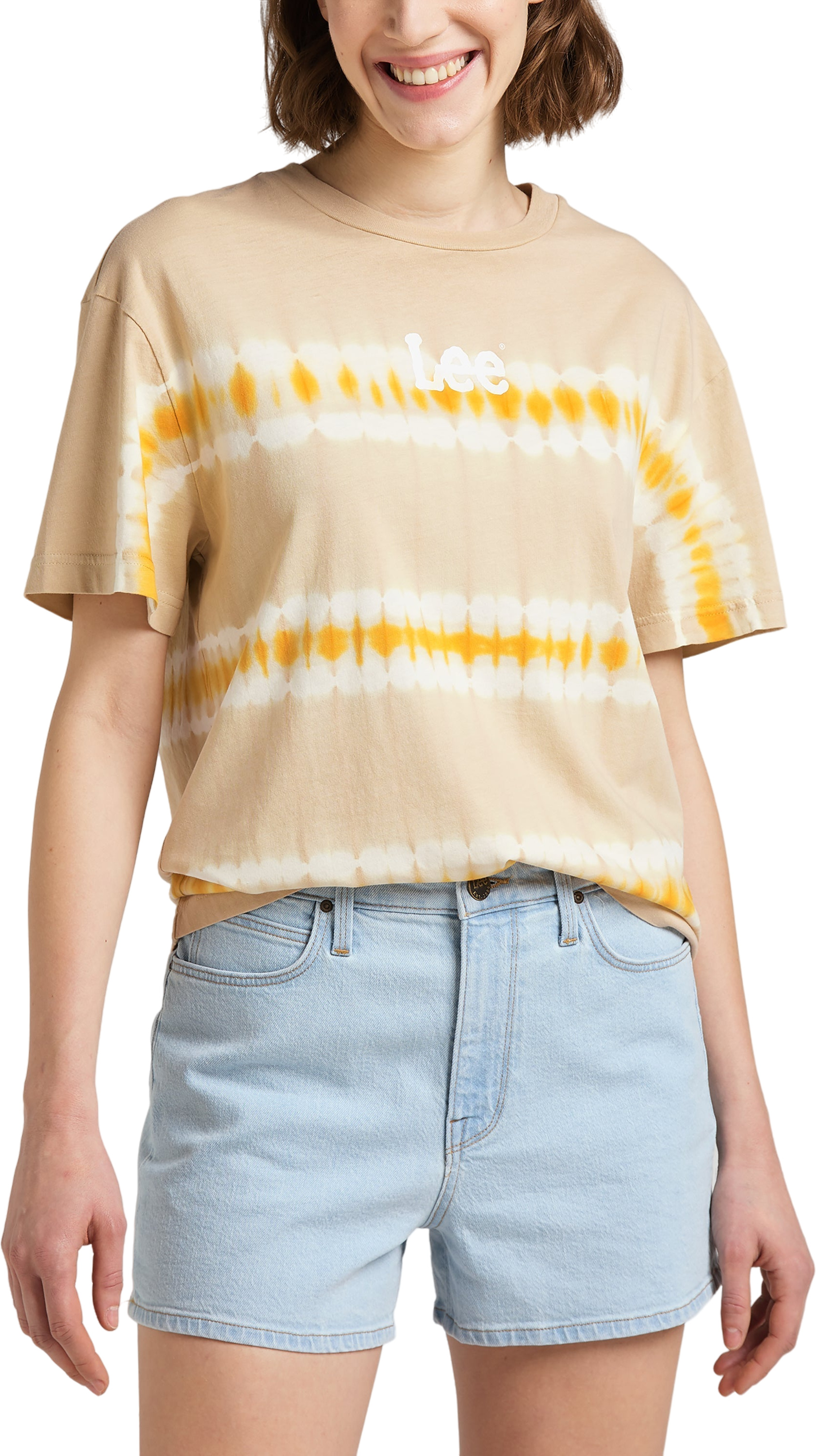 

Футболка женская Lee Relaxed Crew Tee оранжевая 44, Оранжевый, Relaxed Crew Tee