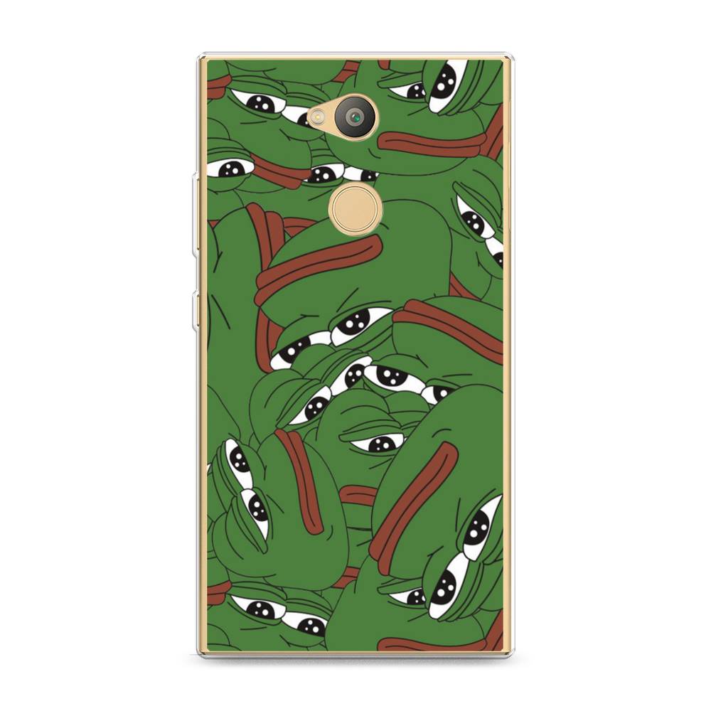 

Чехол Awog на Sony Xperia L2 "Печальный frog", Разноцветный, 53450-9