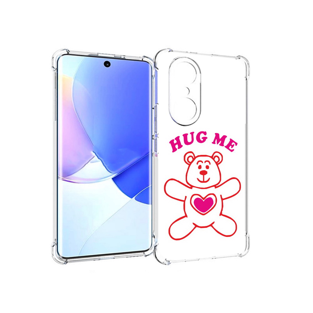 

Чехол MyPads Tocco для Honor 60 Pro 14 февраля обними меня, Прозрачный, Tocco