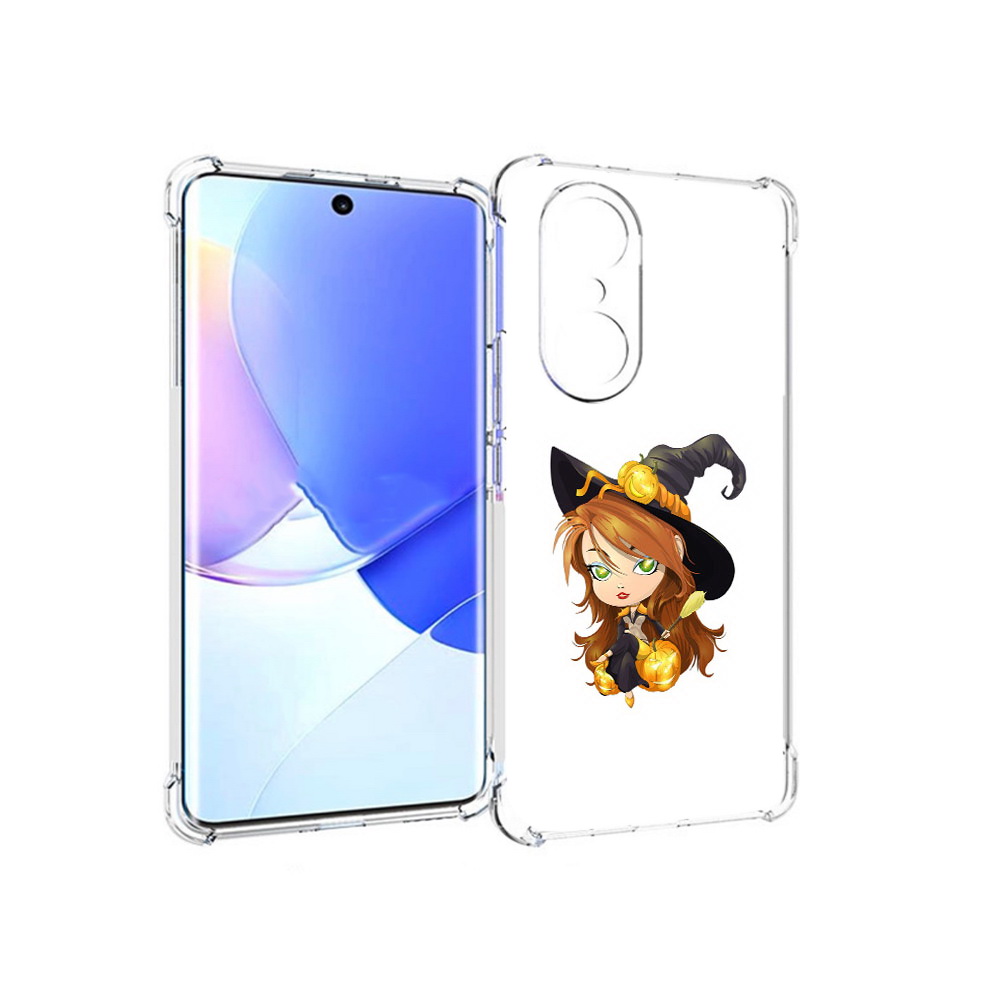 

Чехол MyPads Tocco для Honor 60 Pro Ведьмочка, Прозрачный, Tocco