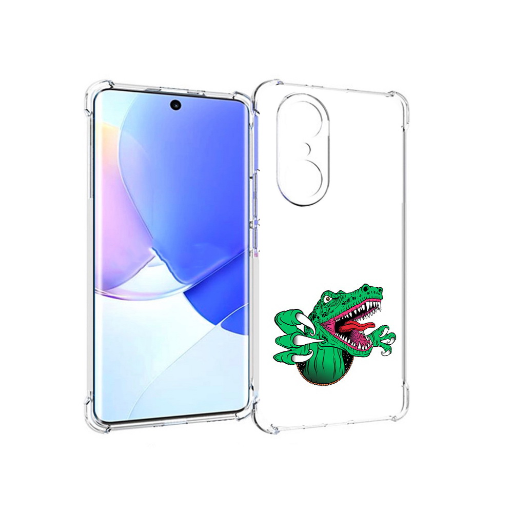 

Чехол MyPads Tocco для Honor 60 Pro крокодил, Прозрачный, Tocco