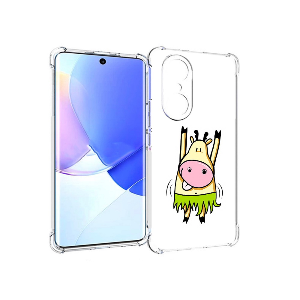 

Чехол MyPads Tocco для Honor 60 Pro Веселая корова, Прозрачный, Tocco