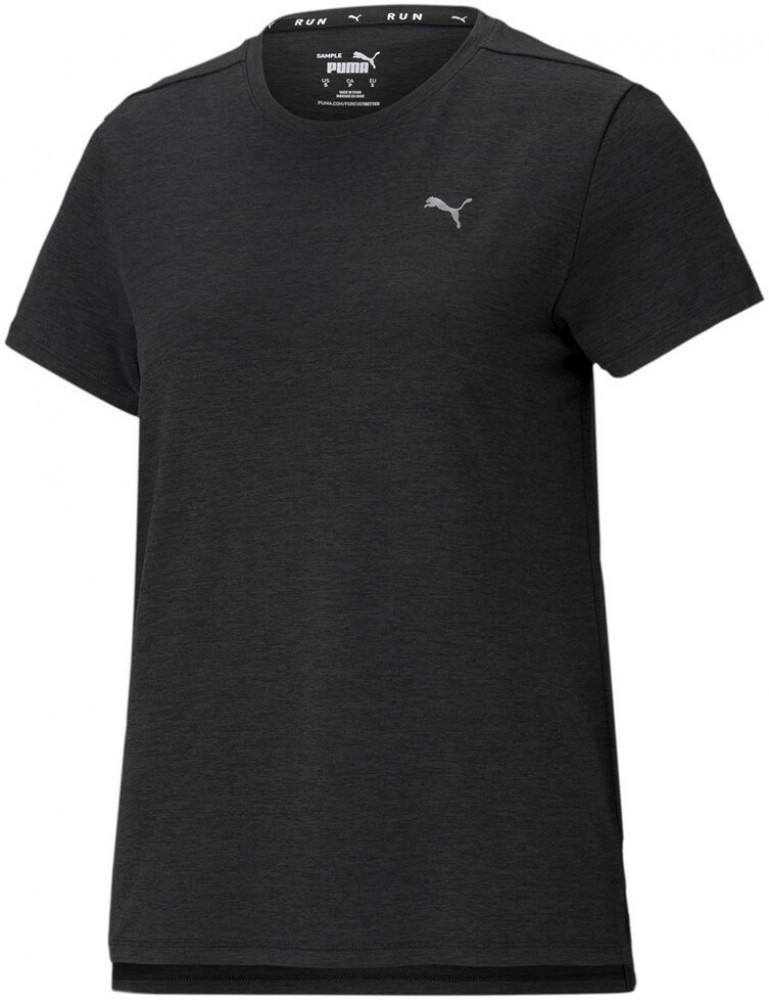 

Футболка женская PUMA Run Favorite Heather Ss Tee W черная 42-44, Run Favorite Heather Ss Tee W