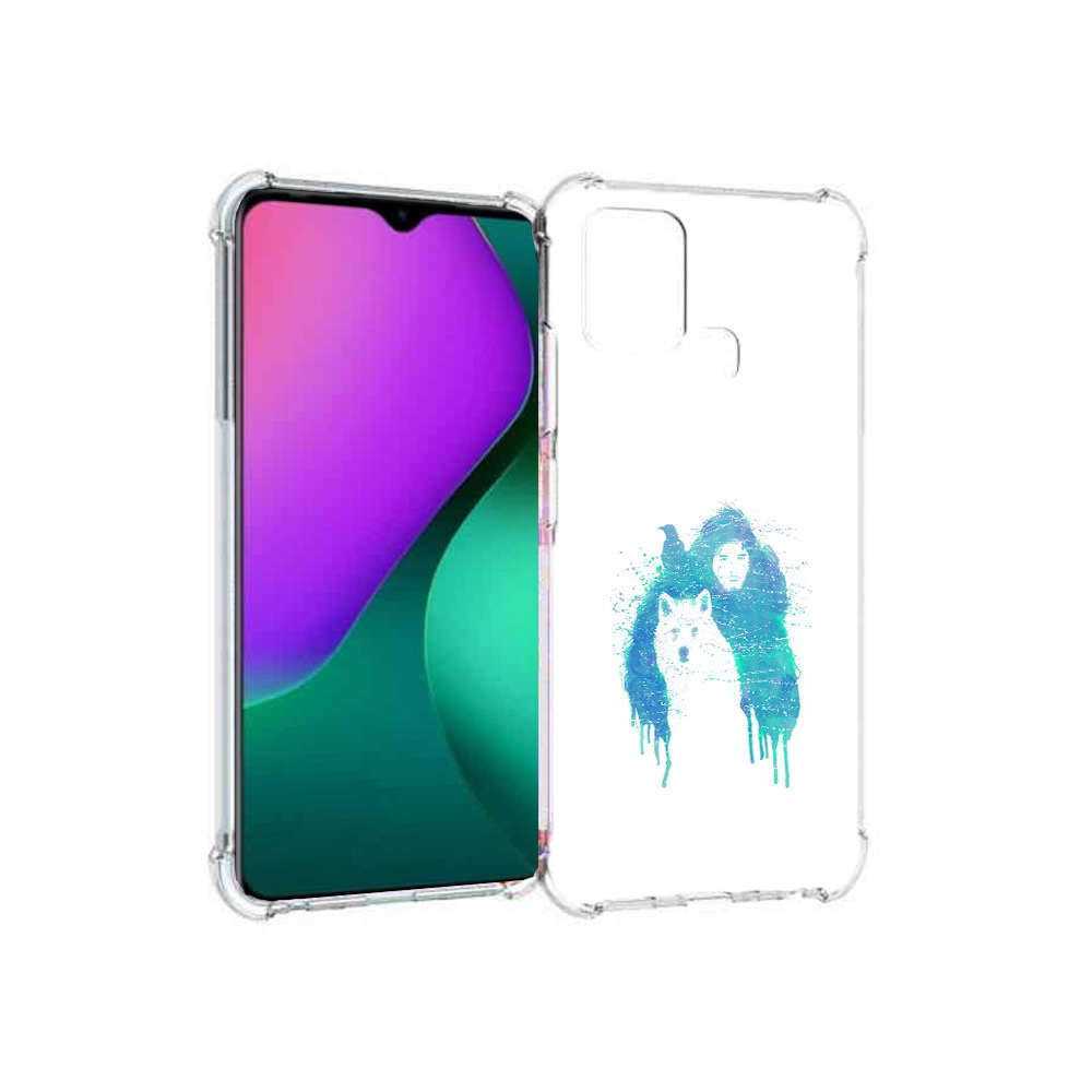 

Чехол MyPads Tocco для Infinix Hot 10 Play джон сноу, Прозрачный, Tocco