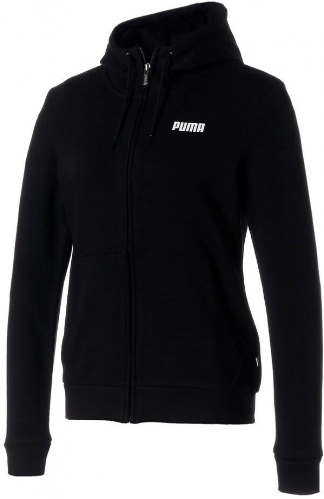 

Толстовка женская PUMA Essential Fz Hoody Tr W черная 44-46, Черный, Essential Fz Hoody Tr W