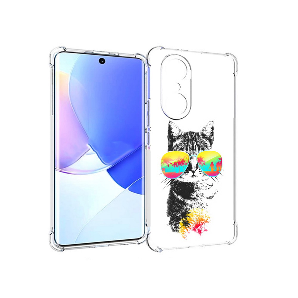 

Чехол MyPads Tocco для Honor 60 Pro крутой кот, Прозрачный, Tocco