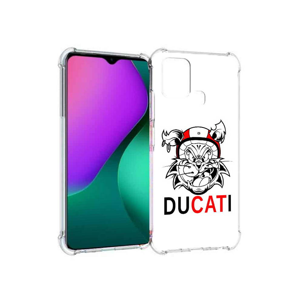 

Чехол MyPads Tocco для Infinix Hot 10 Play дукати, Прозрачный, Tocco