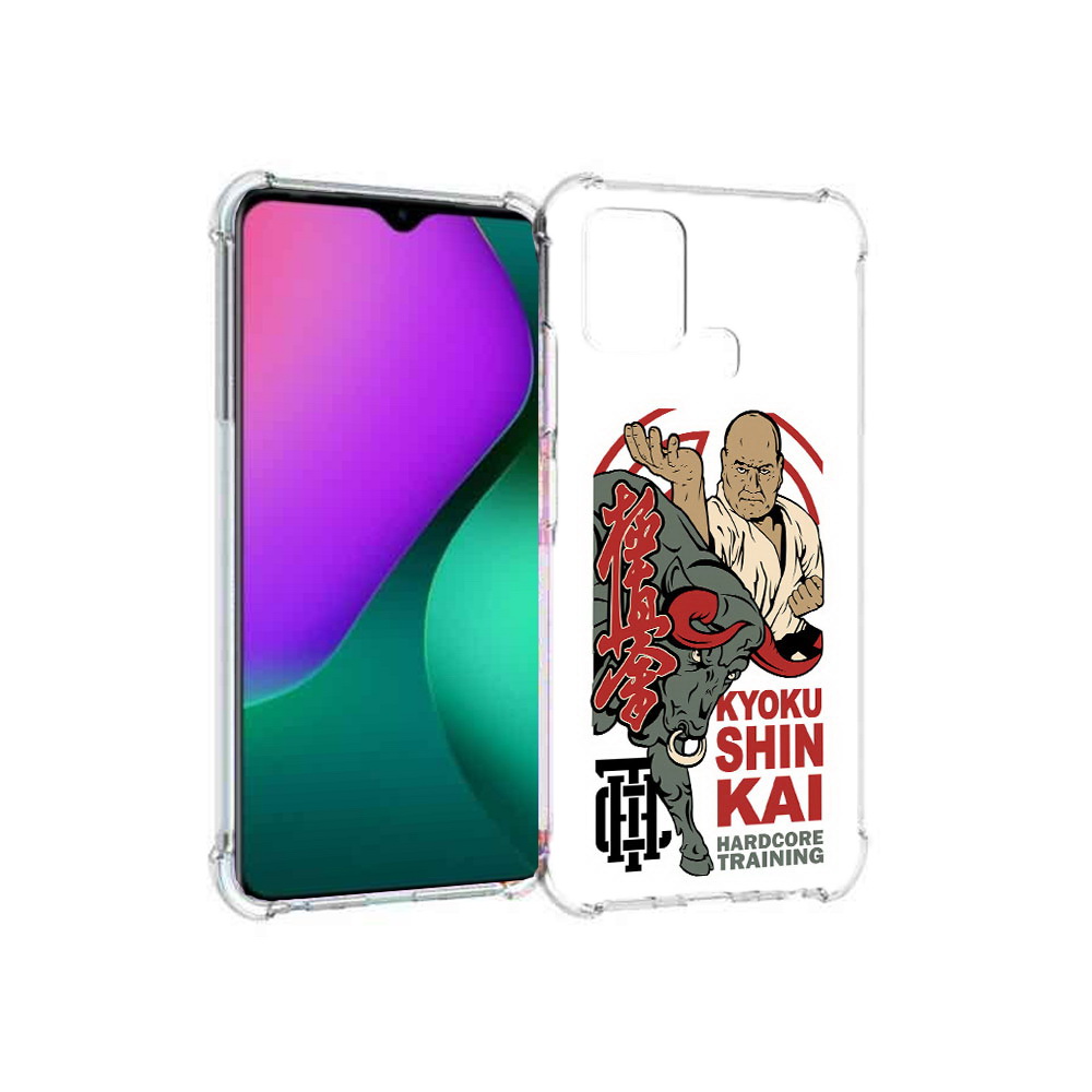 

Чехол MyPads Tocco для Infinix Hot 10 Play единоборства рисунок, Прозрачный, Tocco