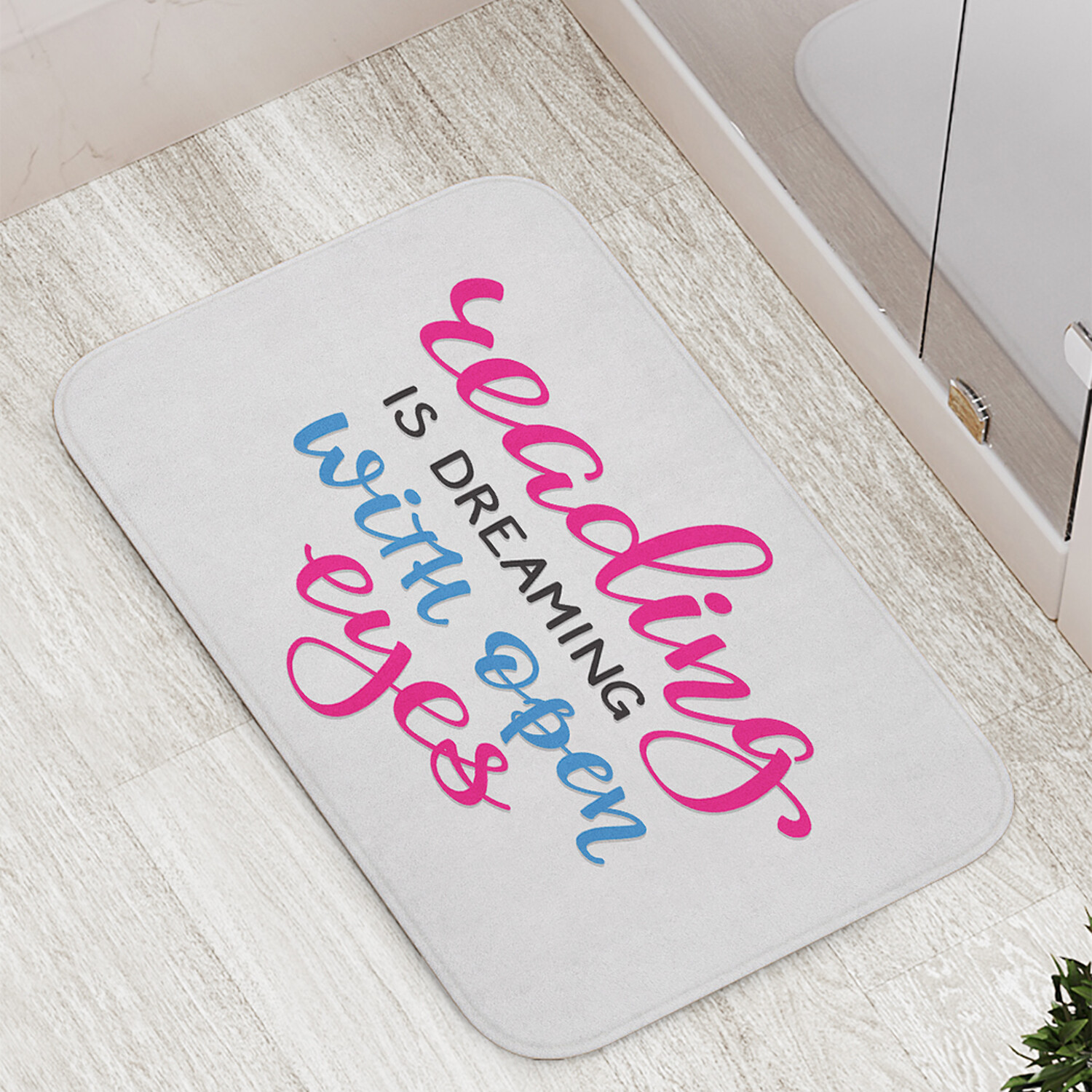 

Коврик JoyArty "Мечтать с открытыми глазами" для ванной сауны бассейна 77х52 см, Мечтать с открытыми глазами