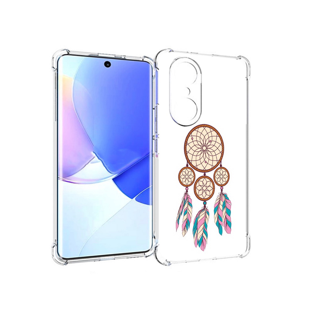 

Чехол MyPads Tocco для Honor 60 Pro ловец снов бежевый, Прозрачный, Tocco