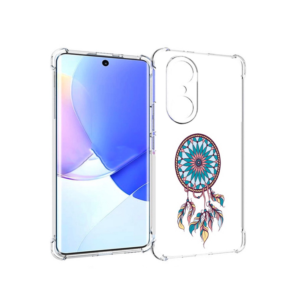 

Чехол MyPads Tocco для Honor 60 Pro ловец снов синий, Прозрачный, Tocco